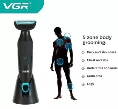 بادی گروم دوکاره VGR V-601 برای بدن و بینی با تیغه استیل ضدزنگ