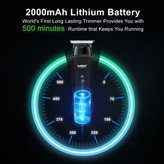 ماشین اصلاح خط زن برای استفاده شخصی باتری ۲۵۰۰میلی آمپری وی حی ار مدل v933