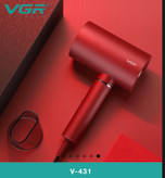 سشوار حرفهای VGR با موتور AC و نازل سرامیکی"