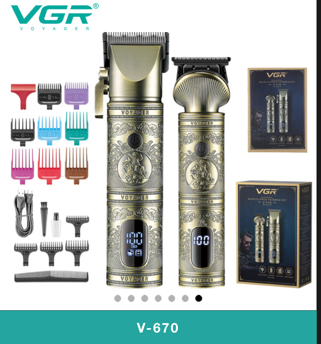 کیت جدید سال ۱۴۰۳Clipper و trimmer برند ویجی ار vgrمدل v670