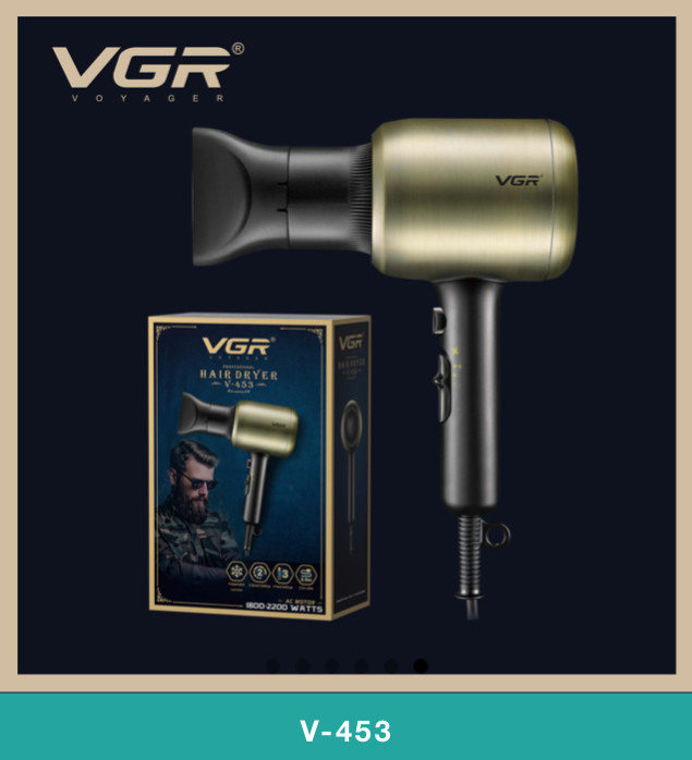 سشوار حرفه ای سالنی و خانگی برند ویجی ار VGR V-453