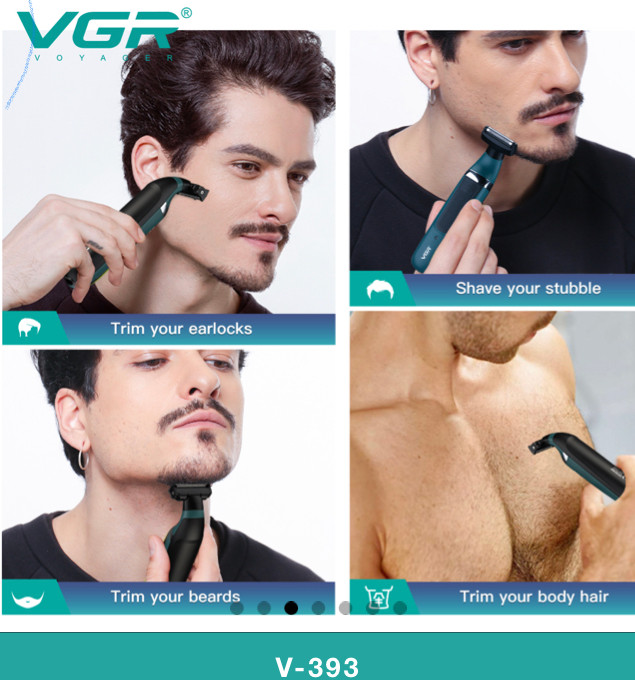 استفاده از بادی گروم V393 زیر دوش با استاندارد IPX7"