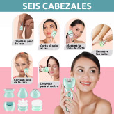 دستگاه چندکاره زیبای VGR V756با ۷ سری (اپیلاتور، خطزن، سنگپا، شیو، فیسبراش، ماساژور، موزن)