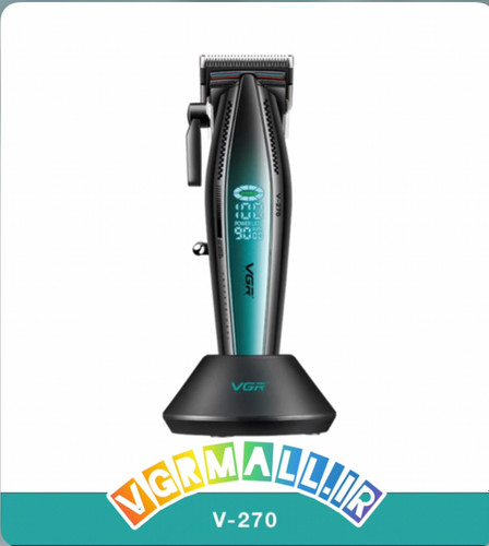 ماشین اصلاح حجم زن موی سر و صورت قابلیت آرایشگاهی مدل جدید۱۴۰۳ ویجی ار مدل v270