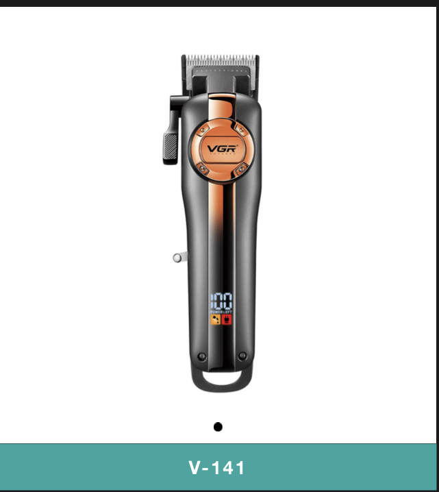 دستگاه حرفه‌ای آرایش مردانه VGR مدل V-141 با نمایشگر