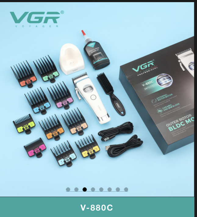 v880Cکلیپر ارایشگاهی حرفه ای محصول جدید اصلاح ویجی ا