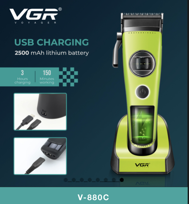 v880Cکلیپر ارایشگاهی حرفه ای محصول جدید اصلاح ویجی ا