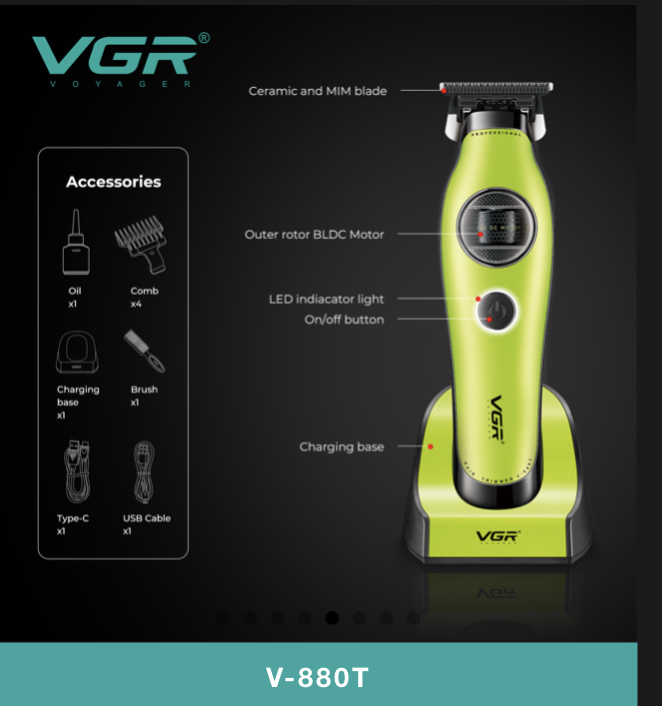 تریمر جدید ویجی ار کد جدید v-880Tموجود در مرکز خرید وی جی ار