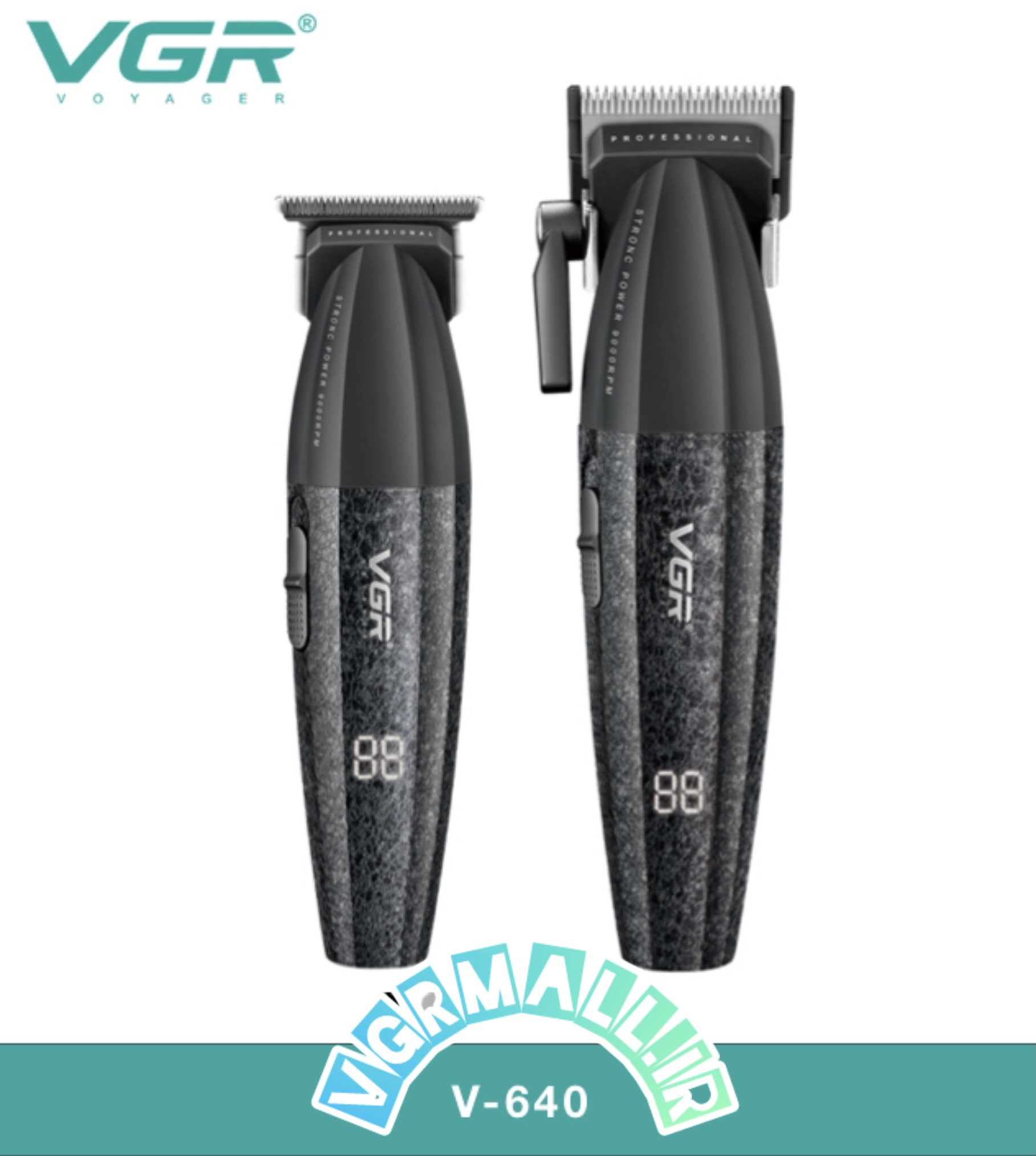 ست کامل ماشین اصلاح VGR مدل V-640 با جعبه اصلی