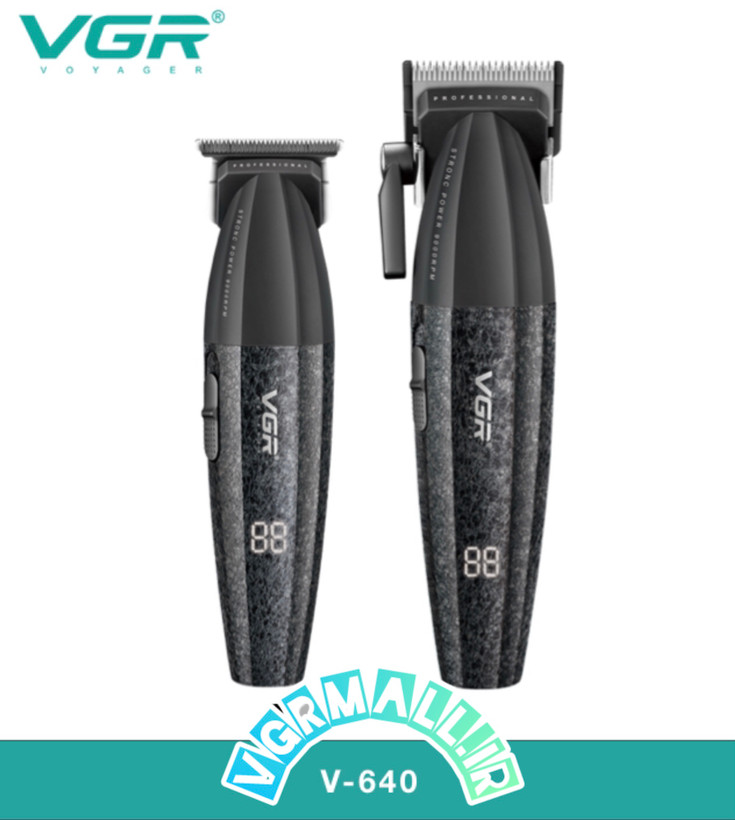 ست کامل ماشین اصلاح VGR مدل V-640 با جعبه اصلی