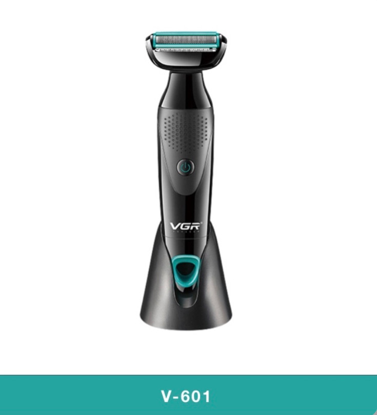 دستگاه اصلاح صورت و بدن ضدآب" -سلطان باتری v601بادی کروم دو کاره