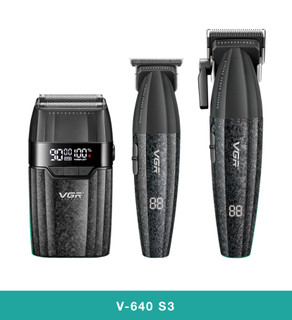 ست VGR V640-S3 2025 در رنگ سبز لوکس با حجمزن سرامیکی - اصل اورجینال با گارانتی ۱۸ ماهه وی جی ار مال