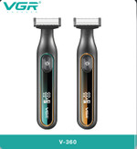 "بادی گروم VGR V-360 با طراحی آبی فلزی و ضدآب IPX7">