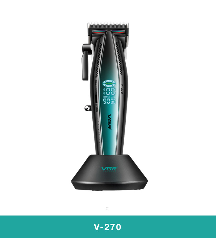 ماشین اصلاح حجم زن موی سر و صورت قابلیت آرایشگاهی مدل جدید۱۴۰۳ ویجی ار مدل v270