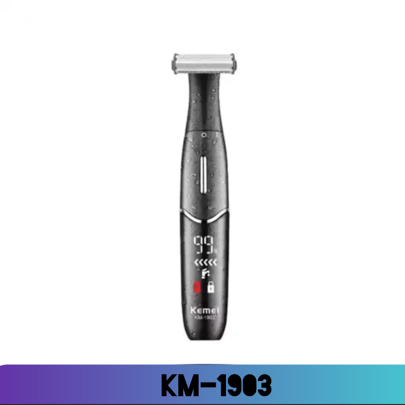 خرید بادی شیور کیمی KM-1903 با تیغه استیل و ضد آب