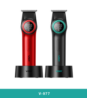 خط زن حرفه ای VGR V-977 با تیغه سرامیک DLC و باتری ۲۶۰ دقیقه - نمایندگی رسمی وی جی ار مال