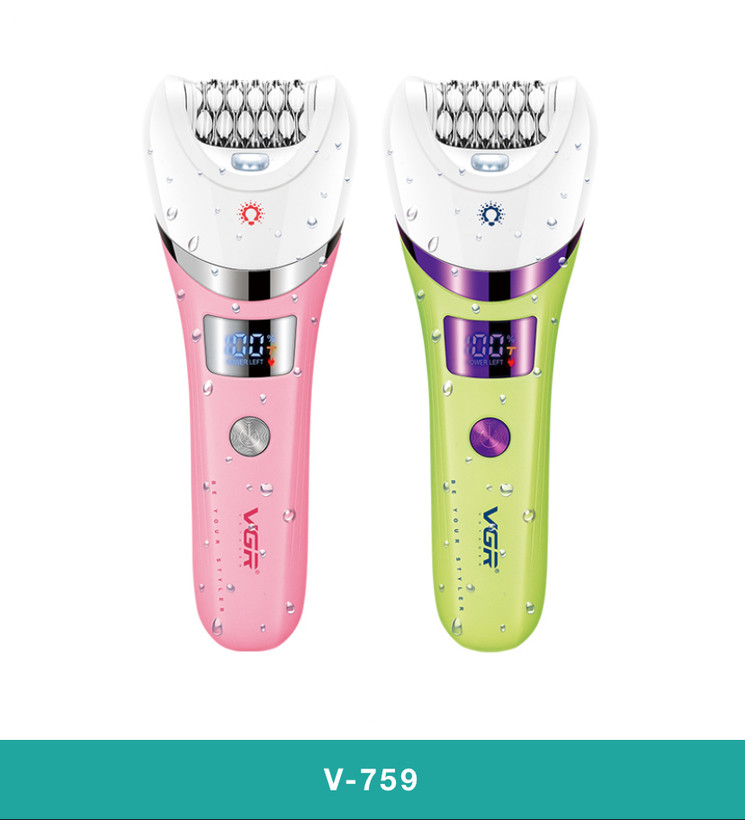 پیلاتور 5 کاره VGR V-759 - طراحی ارگونومیک با پوشش سیلیکونی ضدلغزش، مجهز به شارژر مغناطیسی USB-C