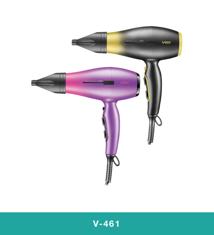 قیمت خرید اینترنتی سشوار خانگی و حرفه ای وی جی ارمدلv461