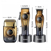 ست کامل ماشین اصلاح کیمی مدل KM-8557 با سه دستگاه