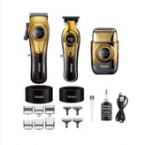 ست کامل ماشین اصلاح کیمی مدل KM-8557 با سه دستگاه