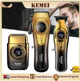 ست کامل ماشین اصلاح کیمی مدل KM-8557 با سه دستگاه