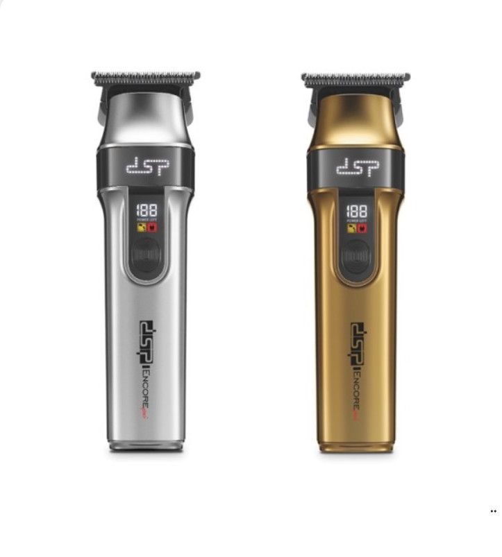 لوازم جانبی کامل ماشین اصلاح DSP 91680 شامل شانههای مختلف، کابل Type-C و روغن نگهداری