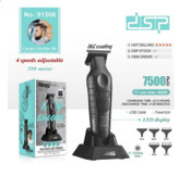ماشین اصلاح خط زن حرفهای DSP مدل 91506 با طراحی مشکی و طلایی، تیغه DLC و نمایشگر LED";