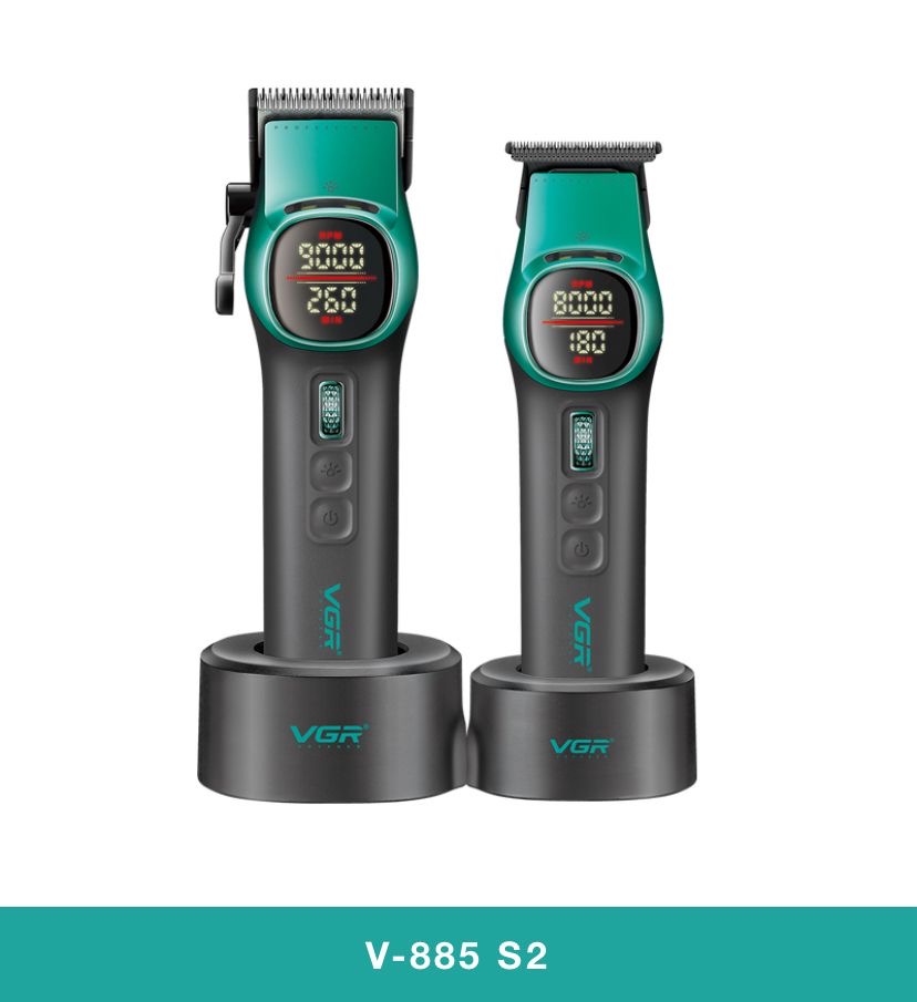 ست حرفه ای مخصوص ارایشگاه و شخصی وی885 اس۲ رنگ سبز