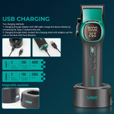 ست حرفه ای مخصوص ارایشگاه و شخصی وی885 اس۲ رنگ سبز