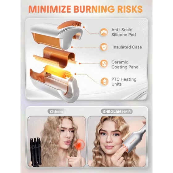 دستگاه ویو کننده ی مو شیگلم