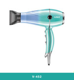 سشوار فیروزه ای وی جی ار مدل v452قابلیت ۲۴۰۰۰w