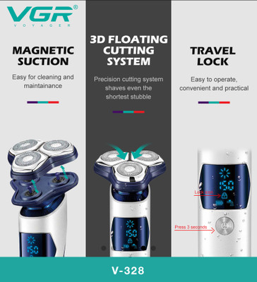ریش تراش سه تیغ VGR V-328