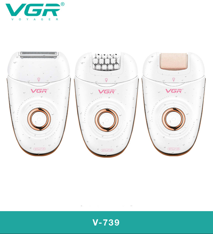 ست اصلاح نوی بدن خانومها برند وی جی ار مدل V-7393in 1