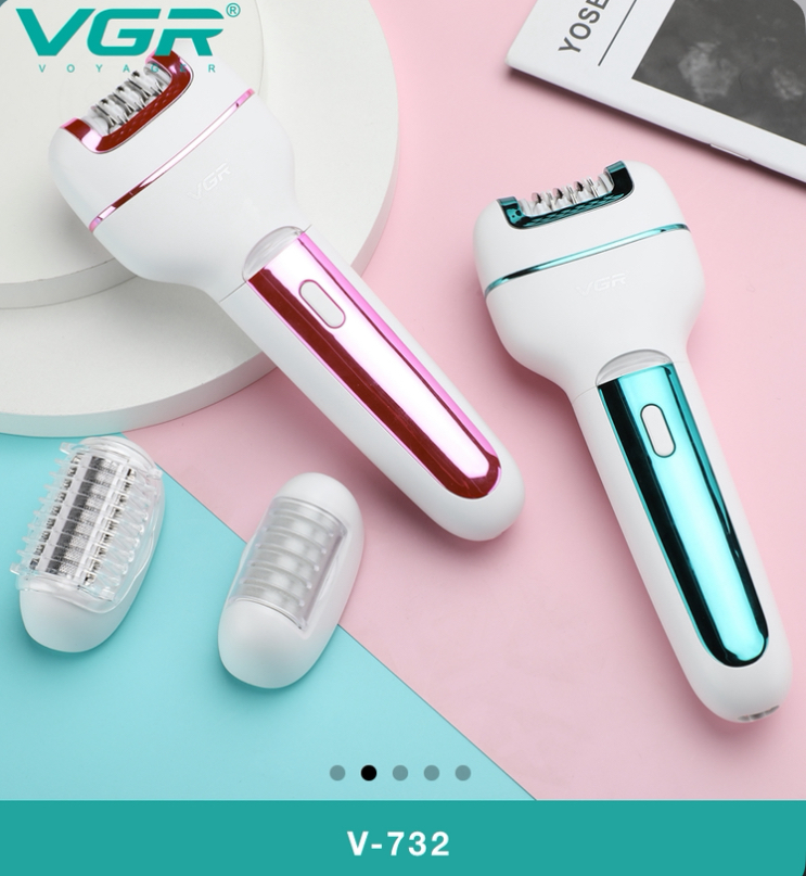 ست اصلاح ‌موی بدن‌خانوم ها اپیلاتور وی جی ار مدل V-732