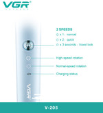 ست ماشین اصلاح وناخنگیر گربه وی حی ار مدل ۲۰۵