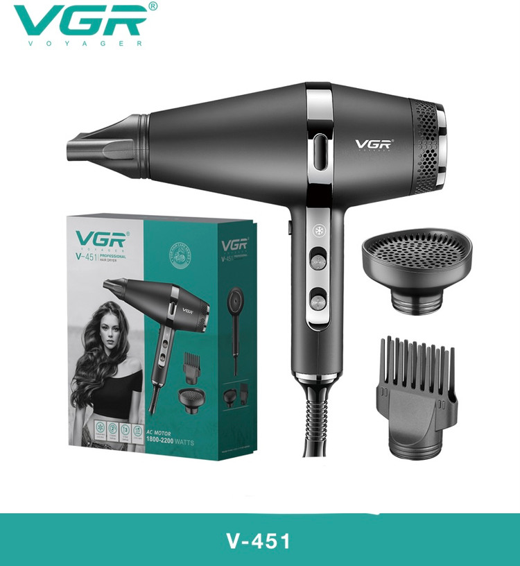 سشوار vgr مدل متور قوی V451