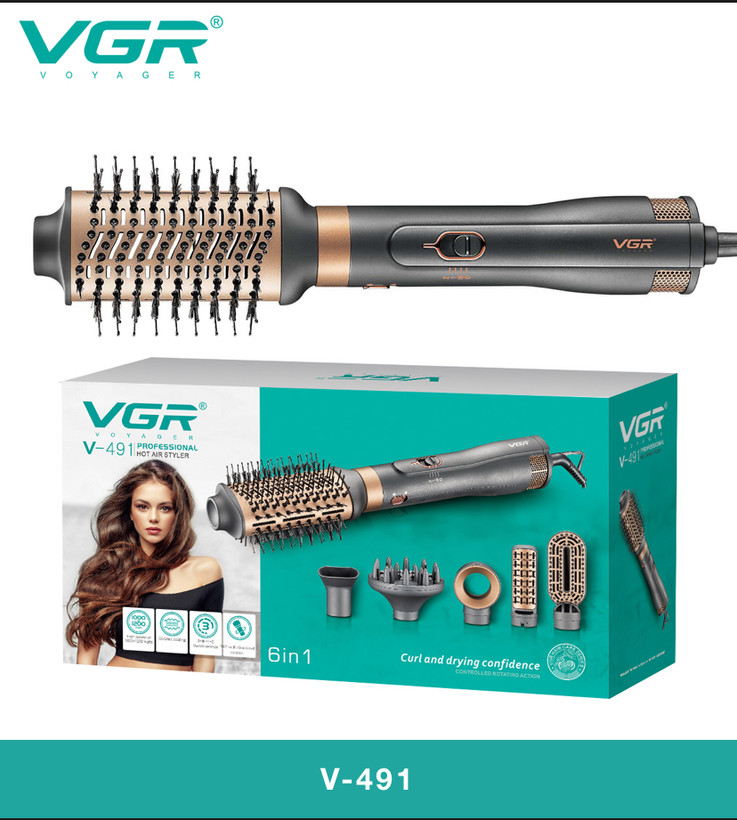 تجهیزات وتعداد سری های vgrسشوار مدل v491