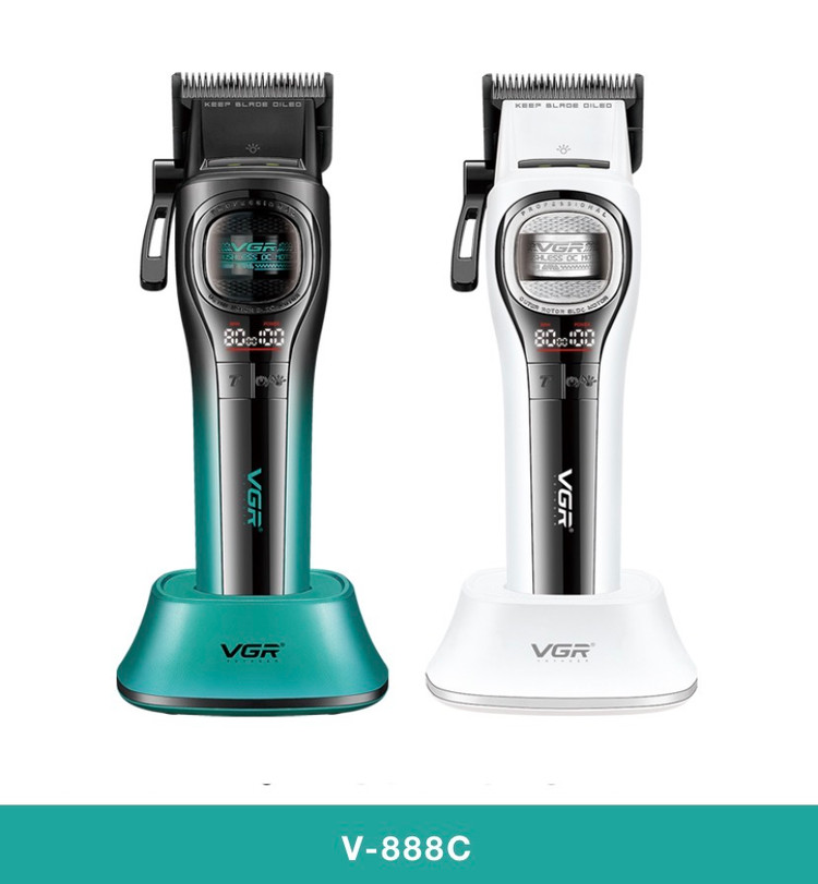 نمایشگر و استند شارژ کلیپپر VGR V-888C - قیمت با گارانتی ۲۴ ماهه از وی جی ار مال