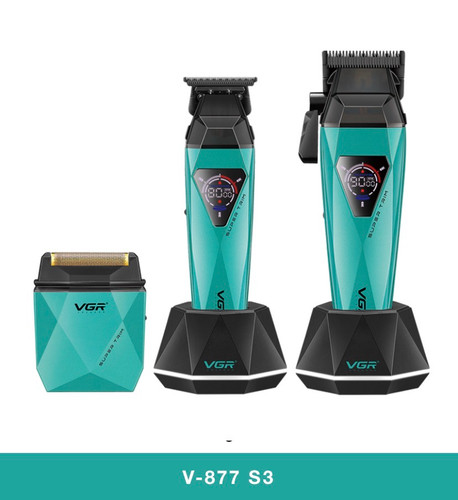 خرید ست سهقلو VGR V-877S3 با بدنه شفاف و طراحی لوکس
