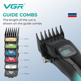 نمایشگر و استند شارژ کلیپپر VGR V-888C - قیمت با گارانتی ۲۴ ماهه از وی جی ار مال