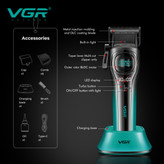نمایشگر و استند شارژ کلیپپر VGR V-888C - قیمت با گارانتی ۲۴ ماهه از وی جی ار مال