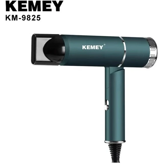 سشوار کیمی مسافرتی مدل KM-9825 با قابلیت تاشو و توان ۳۵۰۰ وات