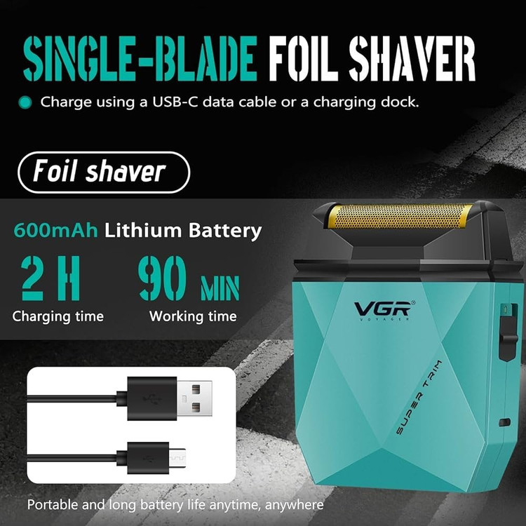 VGR-V877 S3in 1ست ماشین اصلاح مو همراه شیور برند وی جی از