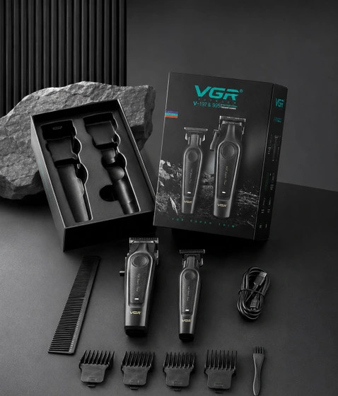 VGR-V-197&V-995 ست ماشین اصلاح خط زن و حجم زن وی جی ار