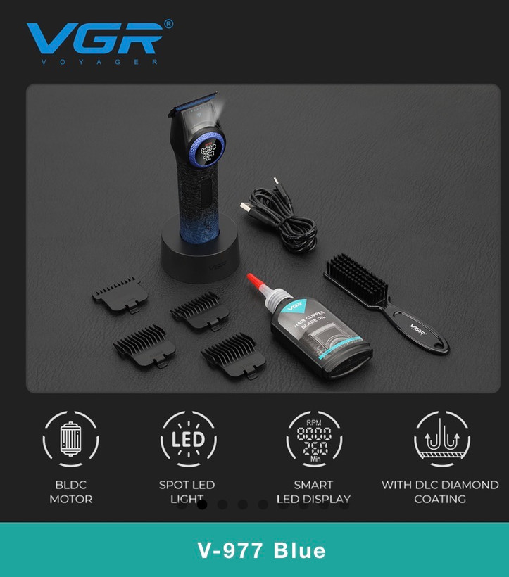 خطزن VGR V-977 BLUE با گارانتی ۲۴ ماهه ویجیآر مال
