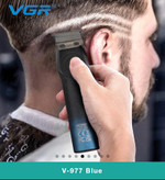 خطزن VGR V-977 BLUE با نمایشگر LED و ۴ شانه