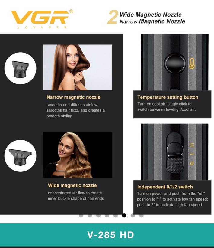 سری متمرکزکننده متوسط VGR V-285 HD مخصوص آقایان - وی جی ار مال