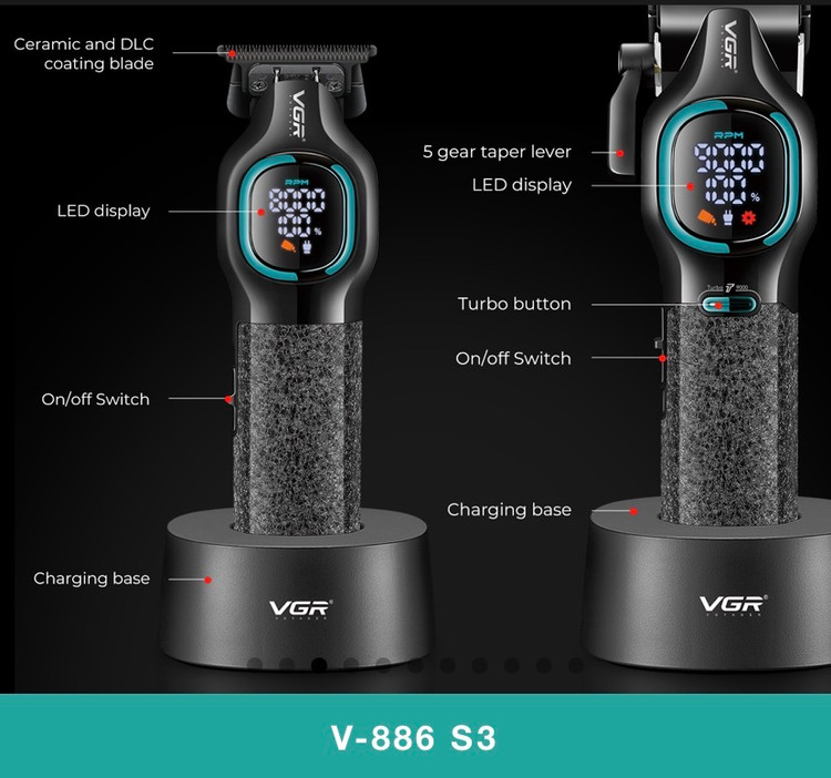 خرید ست سهعددی ماشین اصلاح VGR V-886S3 از وی جی ار مال