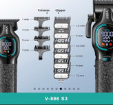 vgr-v886 s3in1ست۳تایی ماشین اصلاح سر و صورت وی جی ار جدید