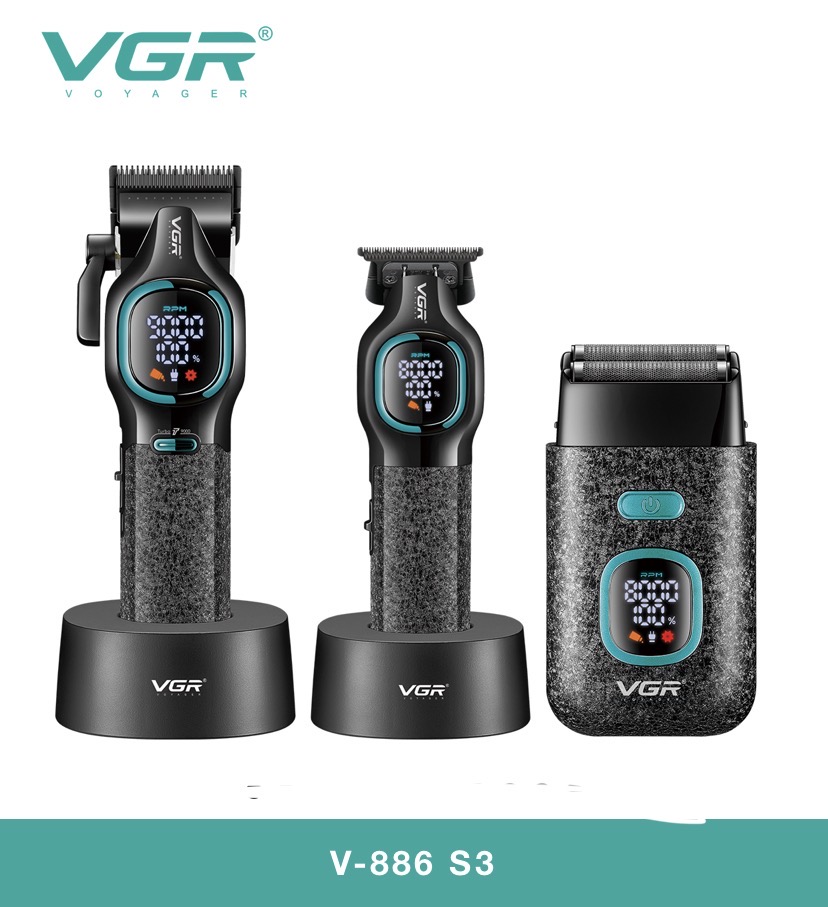 خرید ست سه‌عددی ماشین اصلاح VGR V-886S3 از وی جی ار مال